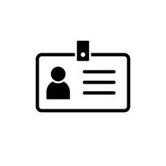 ID Card icon vector templete