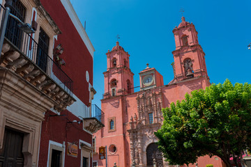 Obraz premium guanajuato, mexico templo de san francisco