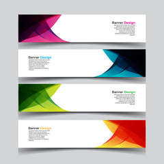 Fototapeta premium Vector Abstract geometry banner web template background