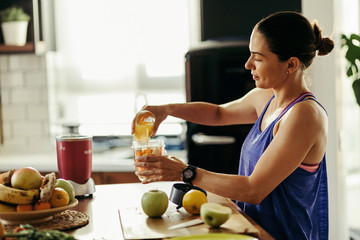 Starting a day with fresh smoothie!