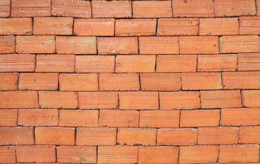 New brick wall texture for background.