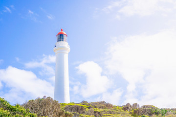 lighthouse on island