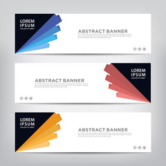 modern design, web banner template, vector illustration