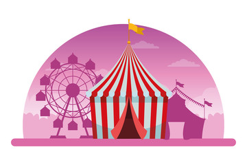 amusement park and circus fun