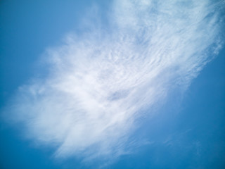 Obraz na płótnie Canvas Blue Sky, White Clouds. Background Heaven, Amazing View. Sky Scenery, Beautiful view of Blue Sky.