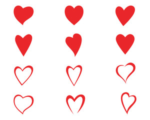 Love Logo and symbols Vector Template