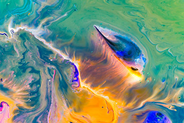 Colorful watercolor abstract bright mixed background, Marble texture,