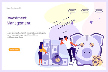 Investment Management Website template