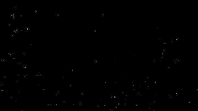 water drops fly up