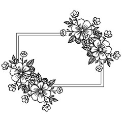 Pattern floral style decorative design, design modern, for various card, wedding card. Vector