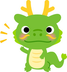 かわいい辰のキャラクター