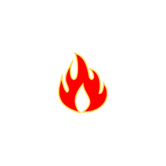 fire design vector sign logo
