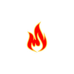 fire vector design vector logo
