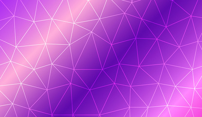 Colorful illustration in abstract triangles style with gradient. Modern pattern for a brand book. Vector illustration. Creative gradient color