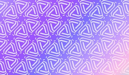 Decorative Pattern With Triangles Style. Blurred Gradient Background. Bright Color. For Banner Template, Flyer, Invitation Card. Vector Illustration