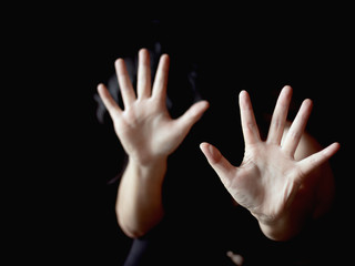 Fototapeta premium stop violence against Women,sexual abuse, human trafficking,domestic violence rape international women's day, The concept of sexual harassment against women and rape