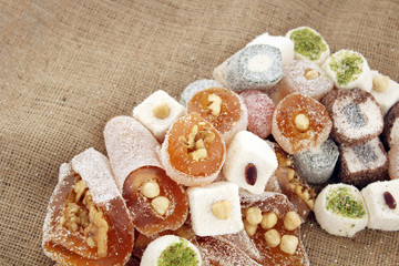 Turkish delight with all mixed delicious