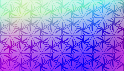 Holiday geometric pattern. For textile, holiday decoration,fabric,cloth,gift paper,prints,decor. Vector illustration. Gradient color