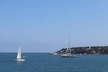 Obraz premium yacht in the sea