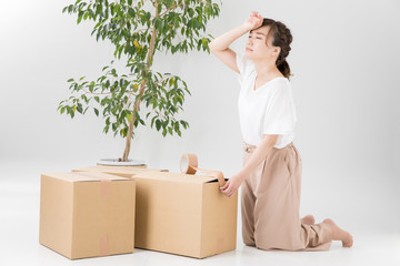 面倒な荷造り
