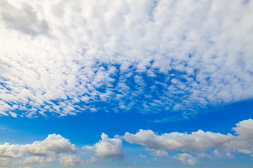 Cloud and blue sky, weather have a good day background.