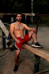 training, fitness, sexy, gym, body, chest, bodybuilder, abs, torso, muscular, Guy, Man, workout,...