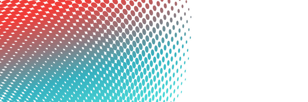 Punktraster t&uuml;rkis rot