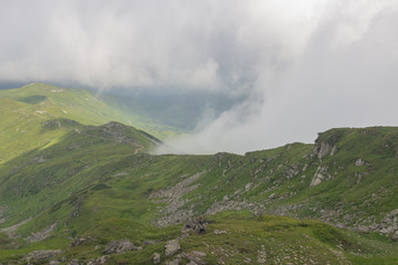 Trekking in the Carpathians, Hike to the border between Ukraine and Romania from Pop Ivan Marmarassky to Pop Ivan Chernogorsky.