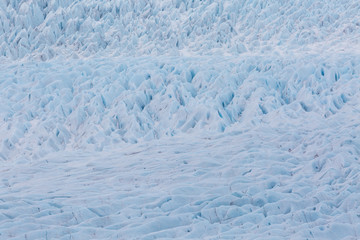 Fototapeta na wymiar detailed surface structure of Vatnajokull glacier