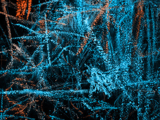 Abstract colorful neon gradient background. Chalkboard.