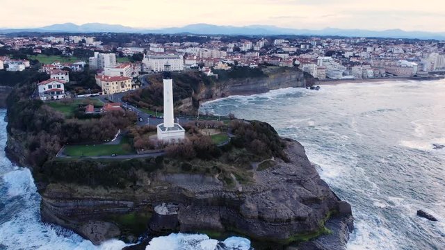 Stadt am Meer - Biarritz von oben