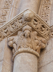 Harpy at San Isidoro de Leon Lamb Door, Spain