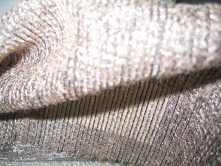 rags fashionable draperies of colored fabrics