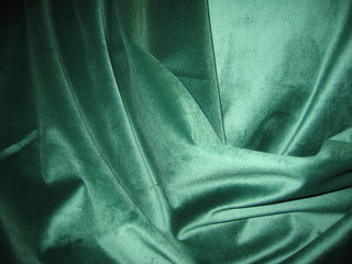 velvet drape emerald green