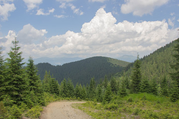 Trekking in the Carpathians, Hike to the border between Ukraine and Romania from Pop Ivan Marmarassky to Pop Ivan Chernogorsky.