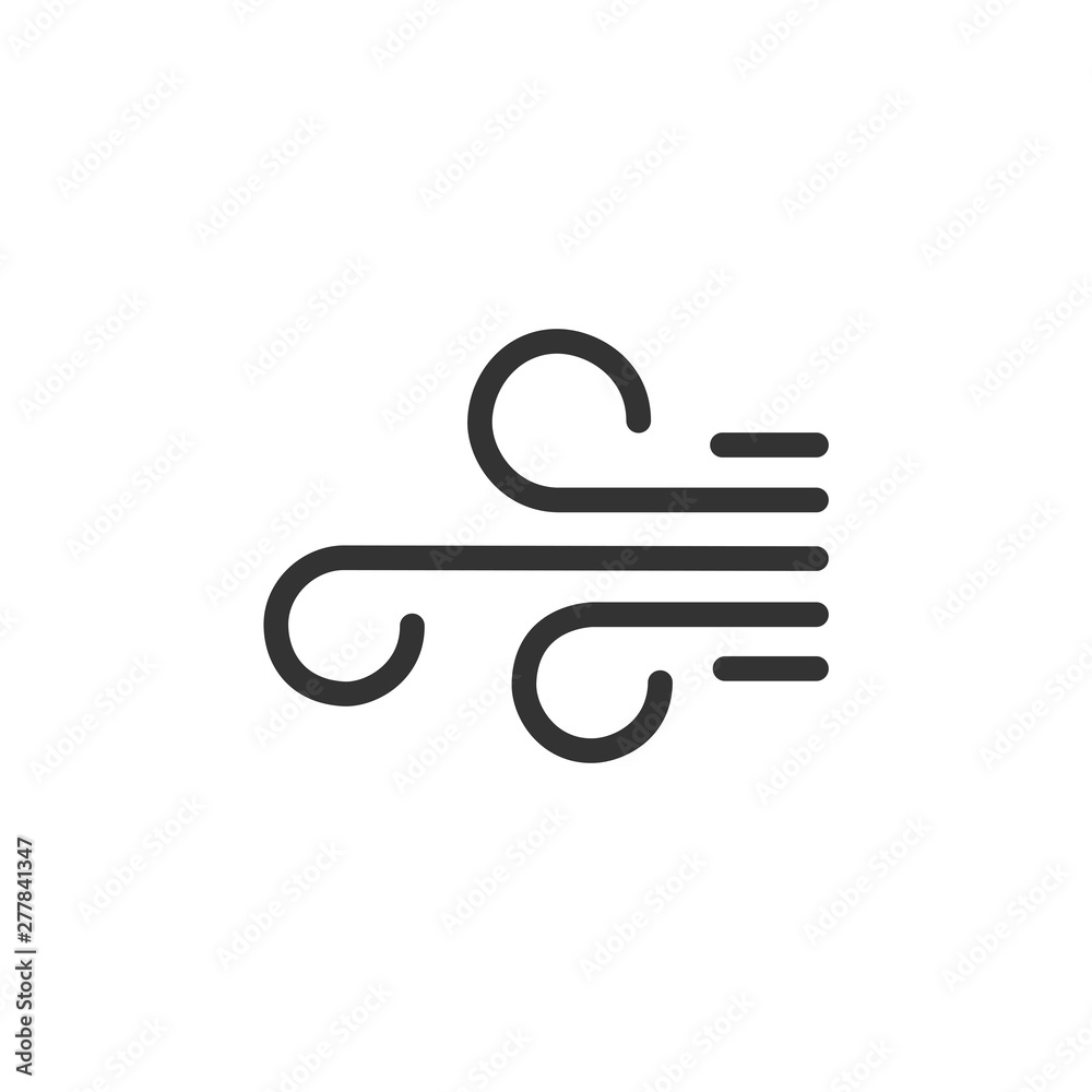 Poster weather icon template color editable. weather symbol vector sign isolated on white background. simpl