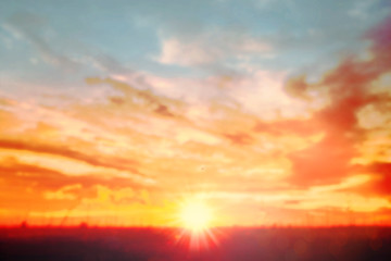 Summer blue sky soft clear Cloudy background. Puffy Cloud move by windy on beach concept Felling good-tempered relaxing  sunset wallpaper, sunrise journey to travel in tropical fog shiny mist style.