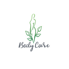Spa and wellness vector logo design template. Body Care.