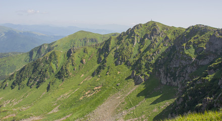 Trekking in the Carpathians, Hike to the border between Ukraine and Romania from Pop Ivan Marmarassky to Pop Ivan Chernogorsky.