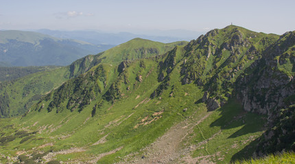 Trekking in the Carpathians, Hike to the border between Ukraine and Romania from Pop Ivan Marmarassky to Pop Ivan Chernogorsky.