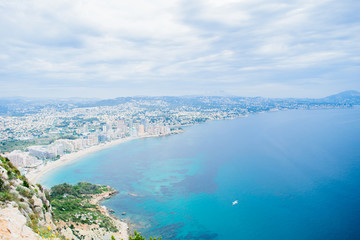 View to Calpe town.