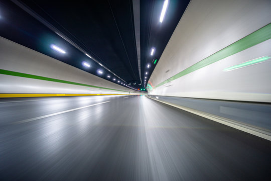 Road In Tunnel