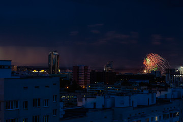 Fireworks show Minsk