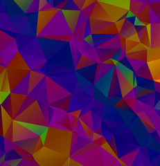 Abstract multicolor purple and blue background. Vector polygonal design illustrator