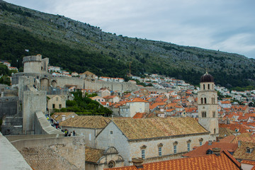 Fototapeta na wymiar view of old town of dubrovnik in croatia