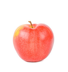 Plakat Red apple. Isolated on white background.
