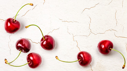 Cherry fruit arrangement.