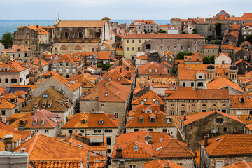 Fototapeta na wymiar panoramic view of the city of dubrovnik in croatia
