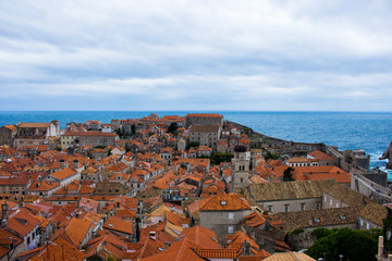 Fototapeta premium panoramic view of the city of dubrovnik in croatia