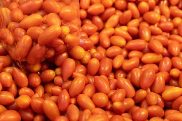 Cherry tomatoes, Sida Thai Tomato, in the market